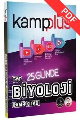 TYT Kampplus 25 Günde Biyoloji Kampı kitap kapağı