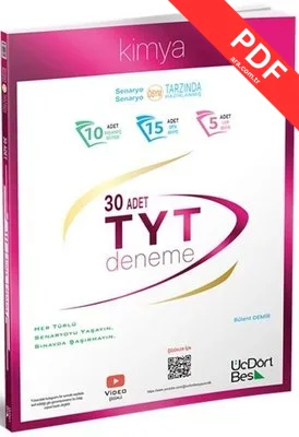 TYT Kimya 30 Deneme kitap kapağı