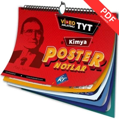 TYT Kimya Poster Notlar kitap kapağı