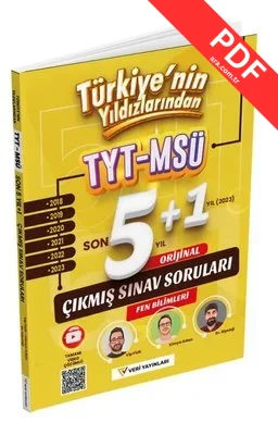 TYT MSÜ Fen Bilimleri Son 6 Yıl Çıkmış Sınav Soruları kitap kapağı