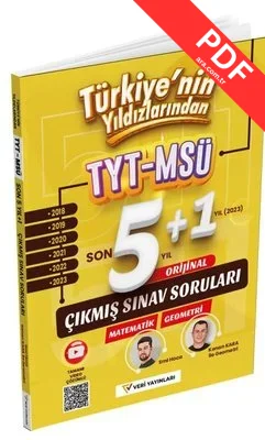 TYT MSÜ Matematik Geometri Son 6 Yıl Çıkmış Sınav Soruları kitap kapağı