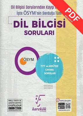 TYT MSÜ ÖSYM'nin Sorduğu Tüm Dil Bilgisi Soruları kitap kapağı