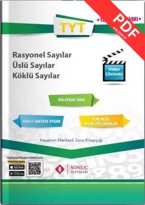 TYT Rasyonel Sayılar Üslü Sayılar Köklü Sayılar kitap kapağı