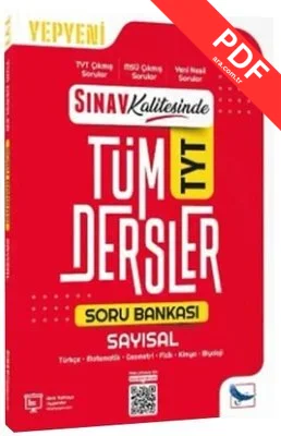 TYT Sayısal Sınav Kalitesinde Tüm Dersler Soru Bankası kitap kapağı