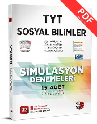 TYT Simülasyon Sosyal Bilimler Denemeleri kitap kapağı