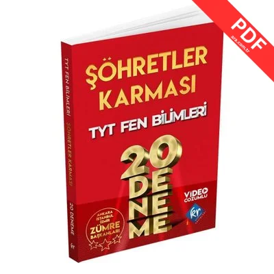 TYT Şöhretler Karması Fen Bilimleri 20 Deneme kitap kapağı