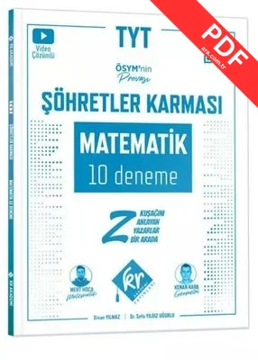 TYT Şöhretler Karması Matematik 10 Deneme kitap kapağı
