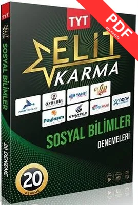 TYT Sosyal Bilimler Elit Karma 20 Deneme kitap kapağı