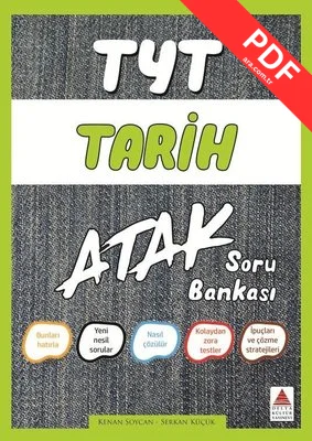 TYT Tarih Soru Bankası Atak kitap kapağı