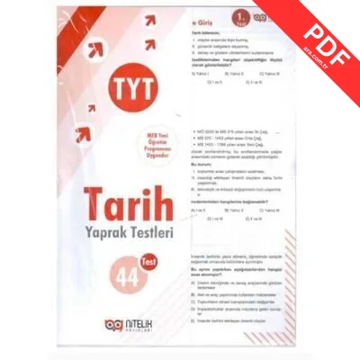 TYT Tarih Yaprak Testleri kitap kapağı