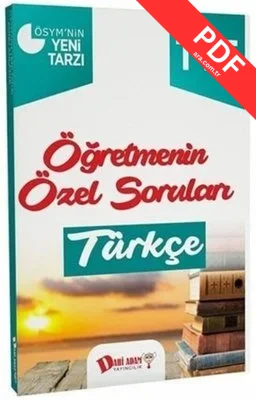 TYT Türkçe Öğretmenin Özel Soruları kitap kapağı