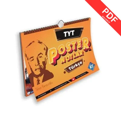 TYT Türkçe Poster Notlar kitap kapağı