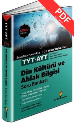 TYT-AYT Din Kültürü ve Ahlak Bilgisi Konu Özetli Soru Bankası kitap kapağı