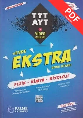 TYT-AYT Fizik-Kimya-Biyoloji Evde Ekstra Soru Kitabı kitap kapağı