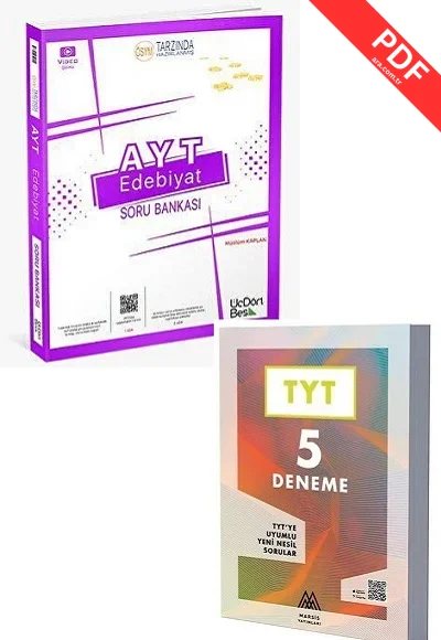 Üç Dört Beş Yayınları 2025 AYT Matematik Soru Bankası +Marsis Yayınları  TYT 5 Deneme Seti(2Kitap) kitap kapağı