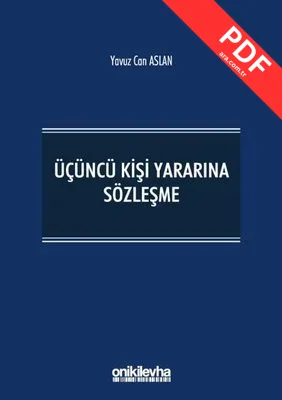 Üçüncü Kişi Yararına Sözleşme kitap kapağı