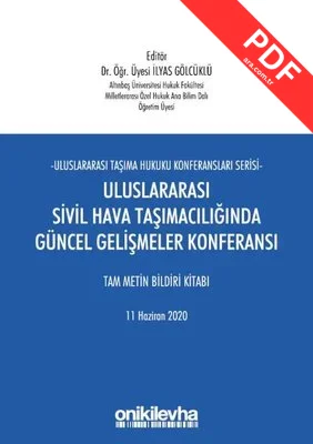 Uluslararası Sivil Hava Taşımacılığında Güncel Gelişmeler Konferansı kitap kapağı