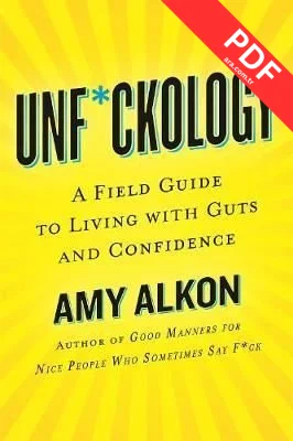 Unfckology : A Field Guide to Living with Guts and Confidence kitap kapağı
