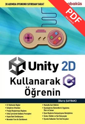 Unity 2D Kullanarak C# Öğrenin kitap kapağı