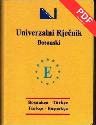 Üniversal cep Boşnakça-Türkçe ve Türkçe-Boşnakça sözlük kitap kapağı