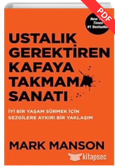 Ustalık Gerektiren Kafaya Takmama Sanatı Mark Manson Butik Yayınları