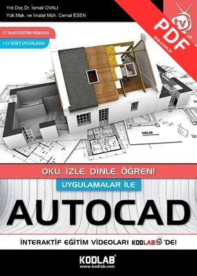 Uygulamalarla Autocad kitap kapağı