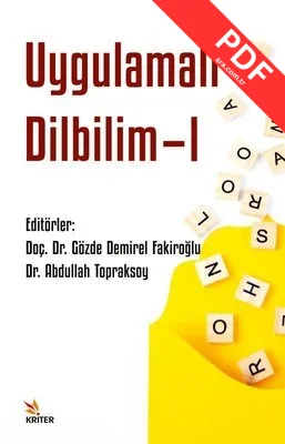 Uygulamalı Dilbilim 1 kitap kapağı