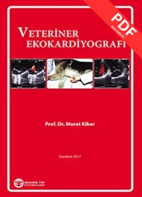 Veteriner Ekokardiyografi kitap kapağı