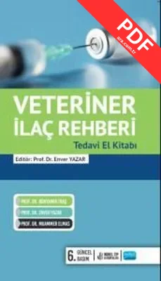 Veteriner İlaç Rehberi - Tedavi El Kitabı 2024 kitap kapağı