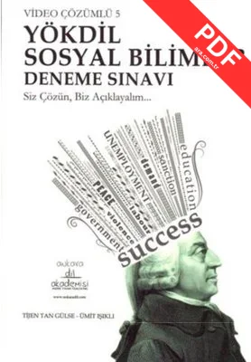 Video Çözümlü 5 YÖKDİL Sosyal Bilimler Deneme Sınavı kitap kapağı