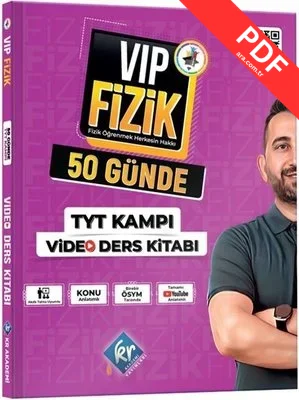 VİP Fizik 50 Günde TYT Kampı Video Ders Kitabı kitap kapağı