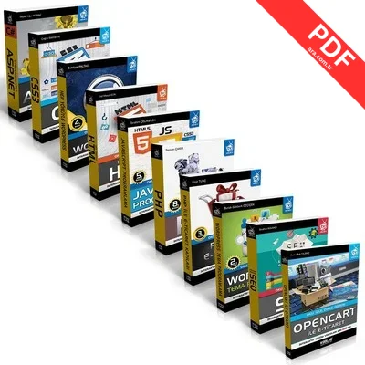 Web Tasarım Seti 3-9 Kitap Takım kitap kapağı