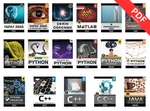 Yapay Zeka Kütüphanesi Seti - 17 Kitap Takım kitap kapağı