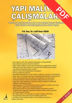 Yapı Maliyeti Çalışmaları kitap kapağı