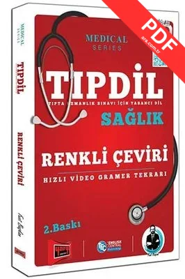 Yargı Yayınları Tıpdil Sağlık Renkli Çeviri 2. Baskı kitap kapağı