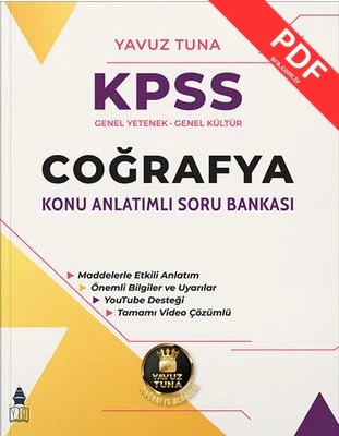 Yavuz Tuna KPSS Coğrafya Konu Anlatımlı Soru Bankası kitap kapağı
