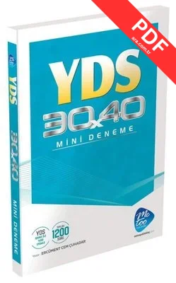 YDS 30x40 Mini Deneme 9603 kitap kapağı