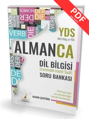 YDS Almanca Dil Bilgisi Soru Bankası kitap kapağı
