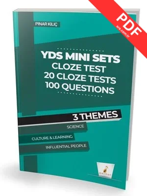 YDS Mini Sets Cloze Test - 20 Cloze Tests 100 Questions kitap kapağı