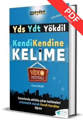 YDS YDT Yökdil Kendi Kendine Kelime - Video Destekli kitap kapağı