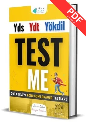 YDS YDT Yökdil Test Me - Orta Seviye Konu Konu Gramer Testleri kitap kapağı