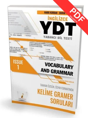 YDT İngilizce Vocabulary and Grammar Issue 1 kitap kapağı