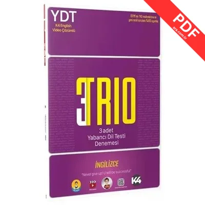 YDT 3'lü TRIO Deneme kitap kapağı