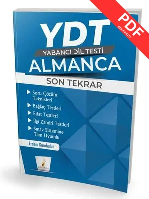YDT Almanca Son Tekrar kitap kapağı