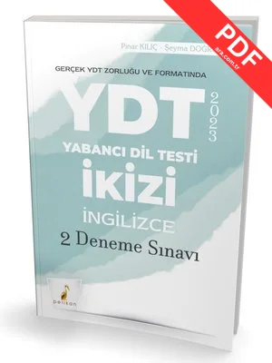 YDT İkizi İngilizce 2 Deneme Sınavı kitap kapağı
