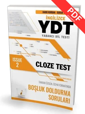 YDT İngilizce Cloze Test Issue 2 kitap kapağı