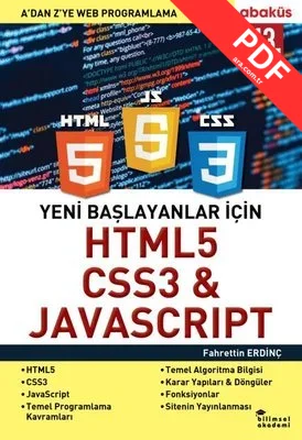 Yeni Başlayanlar için HTML5 CSS3 & Javascript kitap kapağı