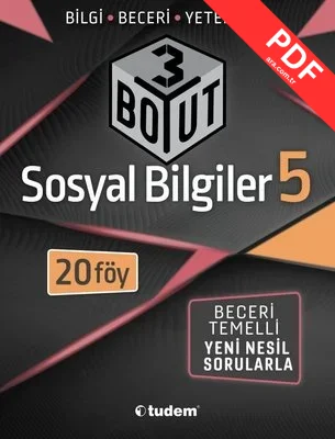 Yeni Sosyal Bilgiler 5.Sınıf 3 Boyut kitap kapağı
