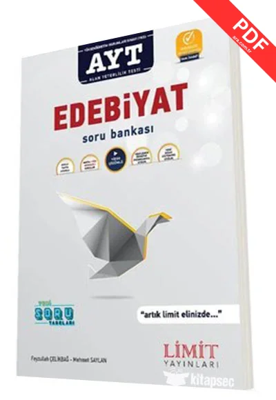 Yenilenmiş Baskı AYT Edebiyat Video Çözümlü Soru Bankası Limit Yayınları kitap kapağı