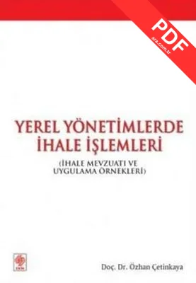 Yerel Yönetimlerde İhale İşlemleri kitap kapağı